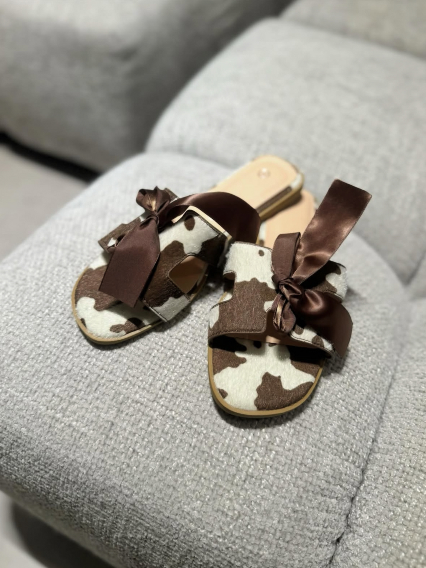 Slipper Cow Brown