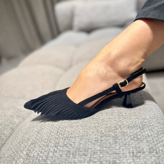 Slingback Zanzibar Black