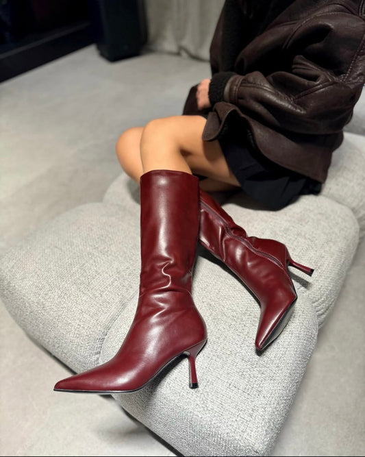 Stivale Conny Bordeaux