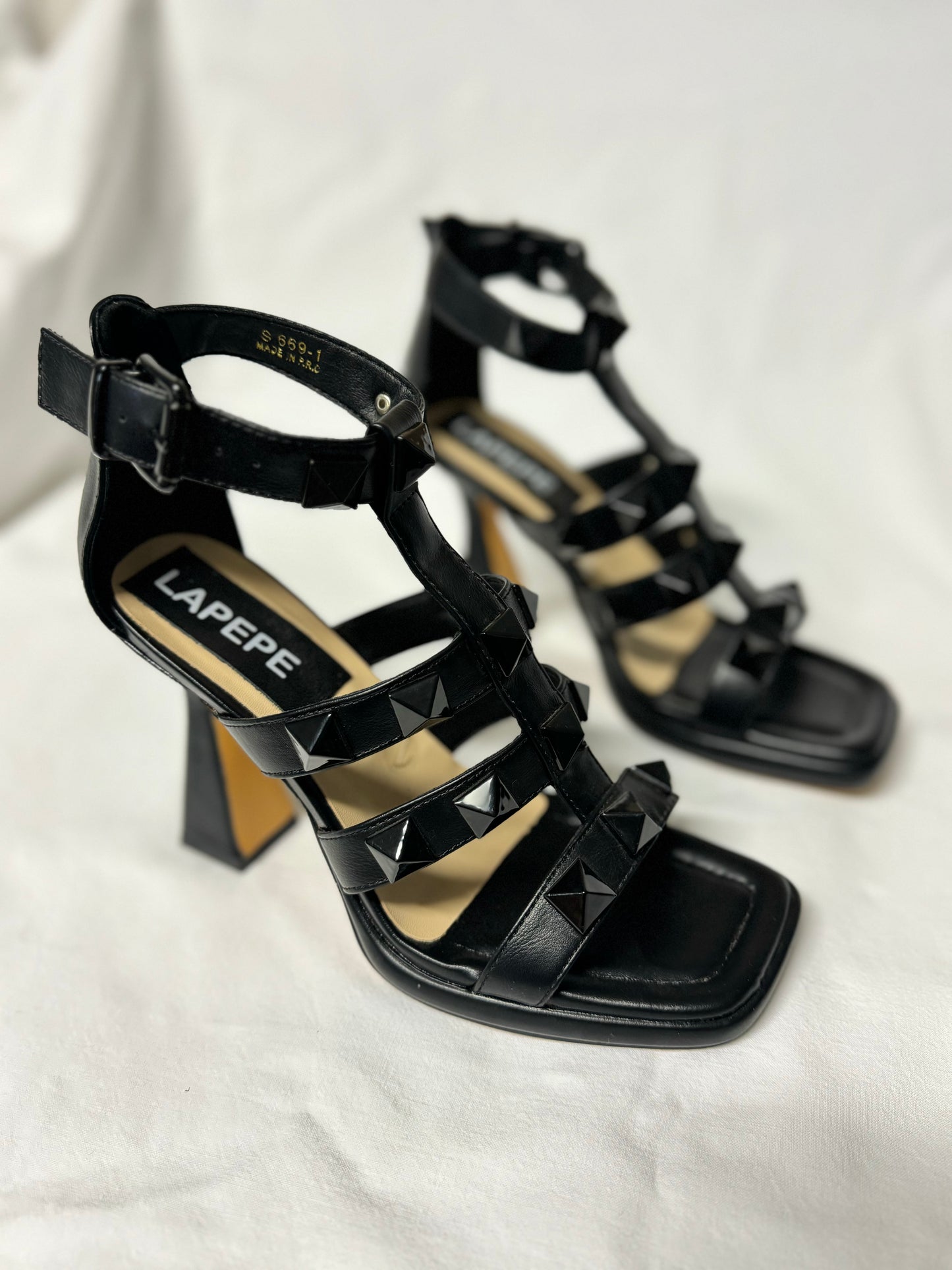 Sandali con Plateau Black