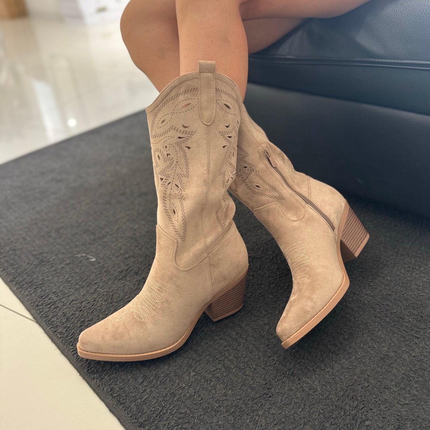 Stivaletto Texano Loris Khaki