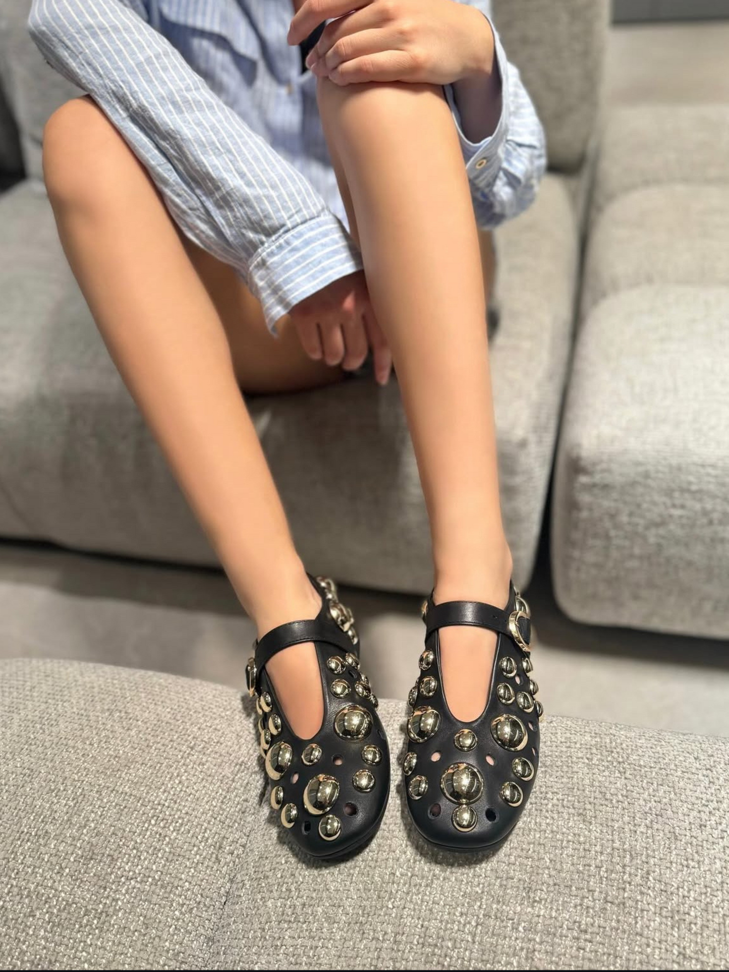 Ballerina Pixy Black Vera Pelle