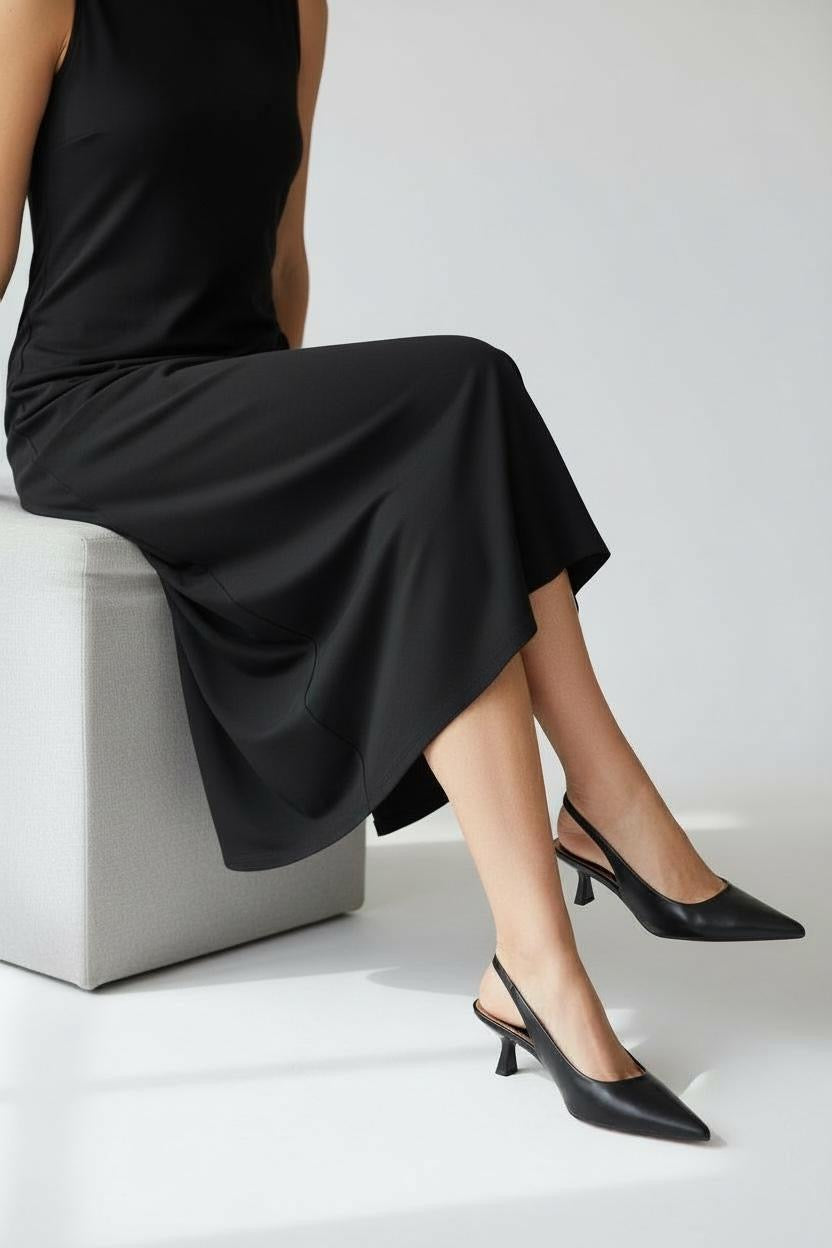 Slingback Ortensia Black