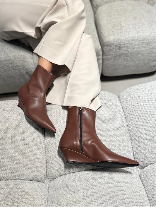 Stivaletto Anami Vera Pelle Brown