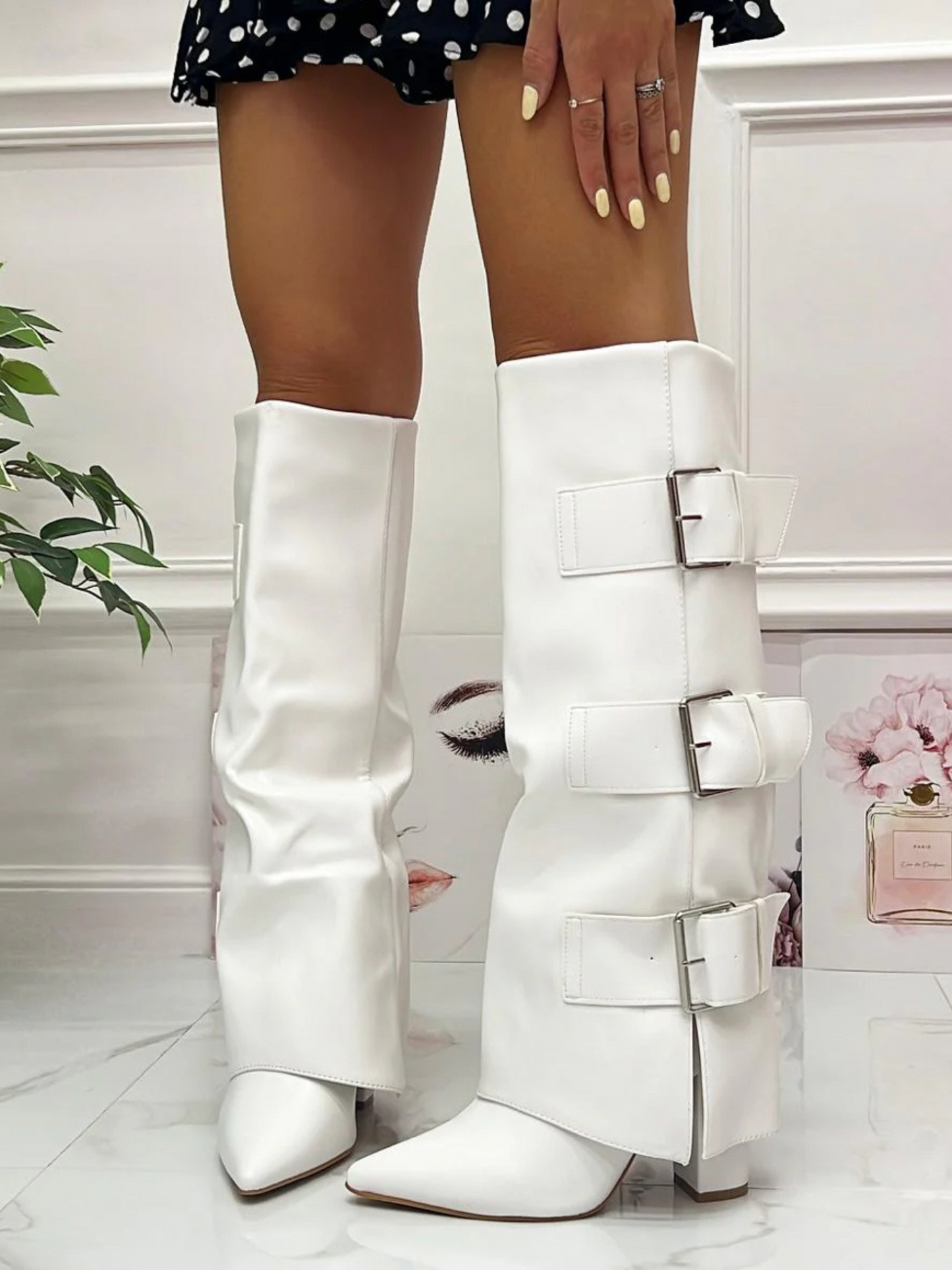 Stivale Elodie White