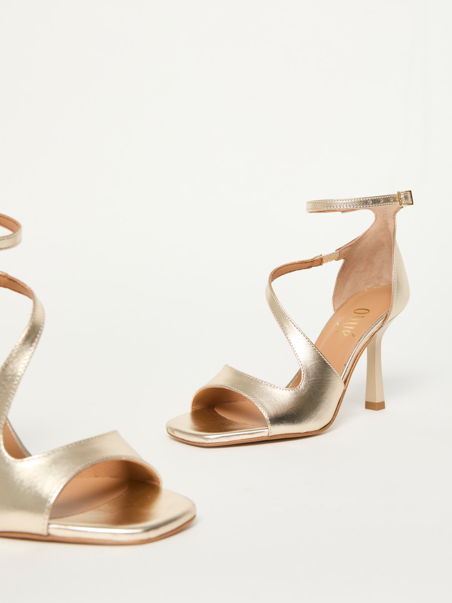 Sandali in Pelle Ovyè Platino