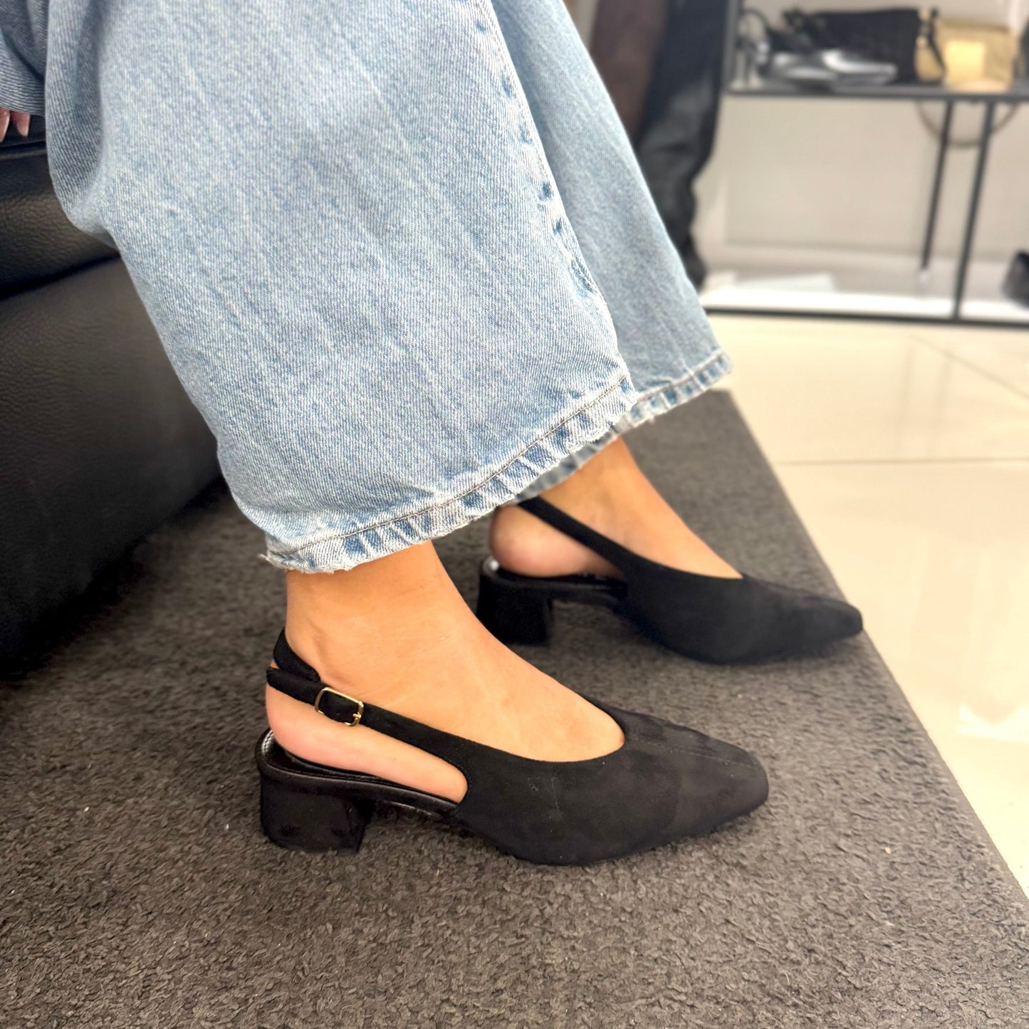 Slingback Sofia Black