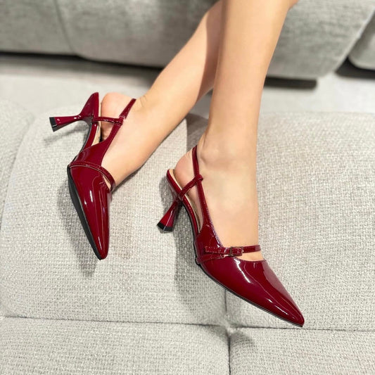 Slingback Angie Wine