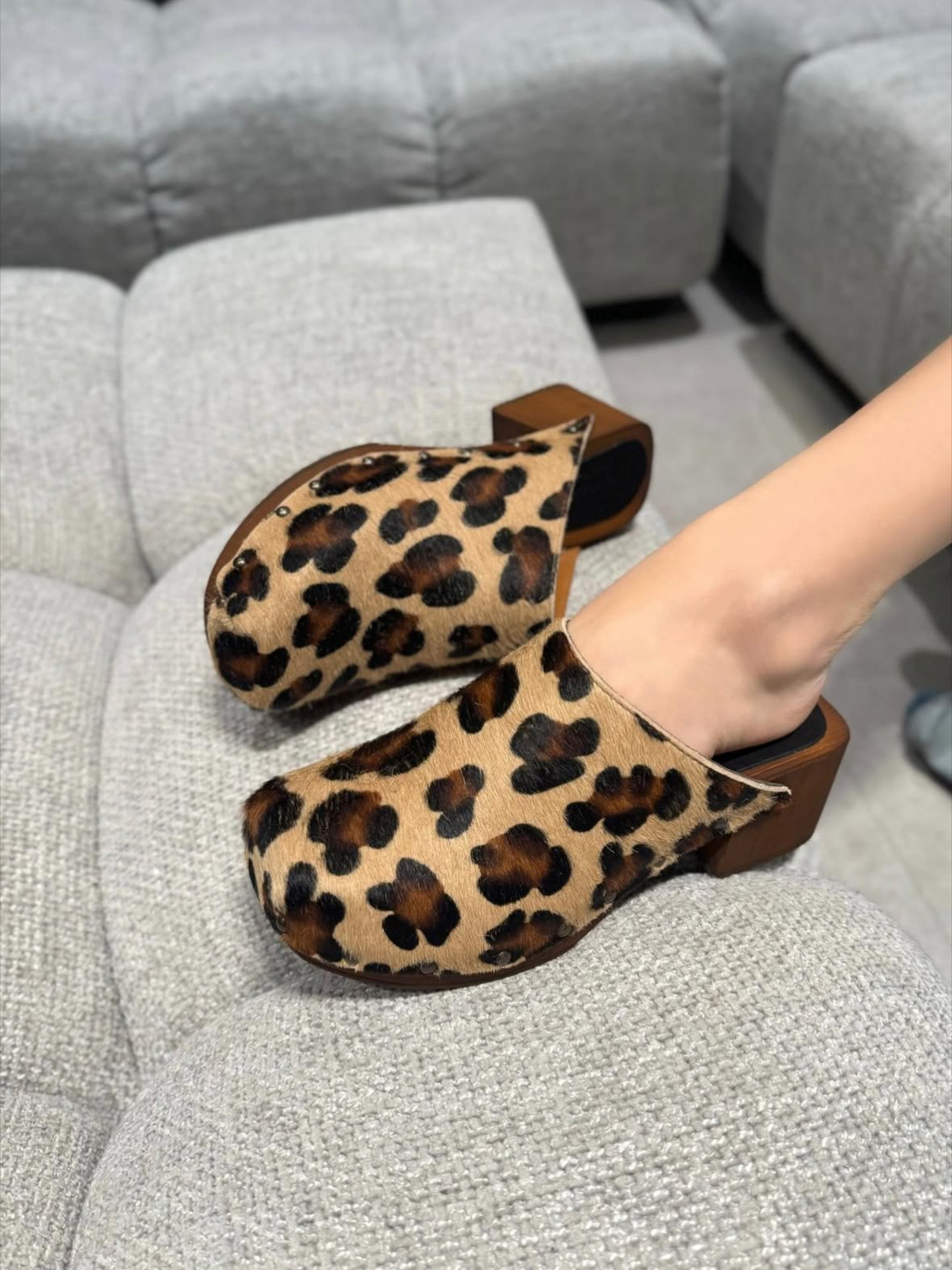 Sabot Marradini Shoes Ghepardo Brandy