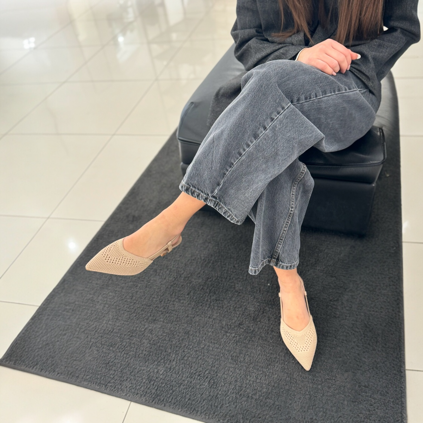 Slingback Sally Beige