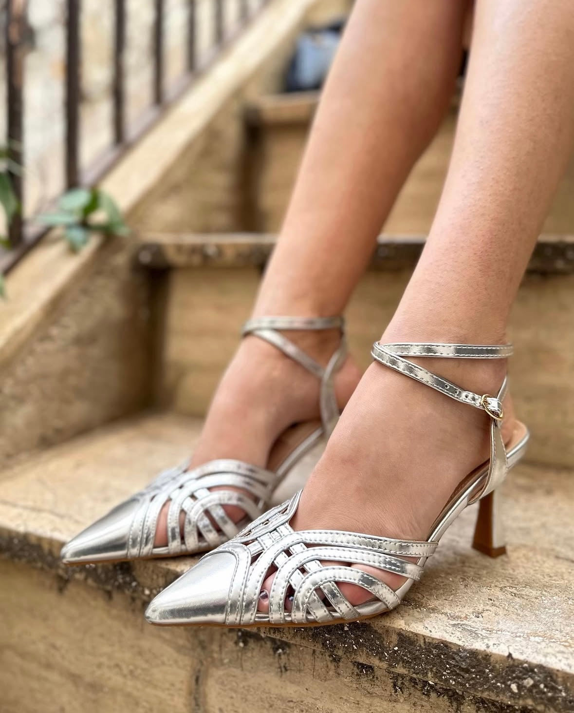 Slingback Lavinia Silver