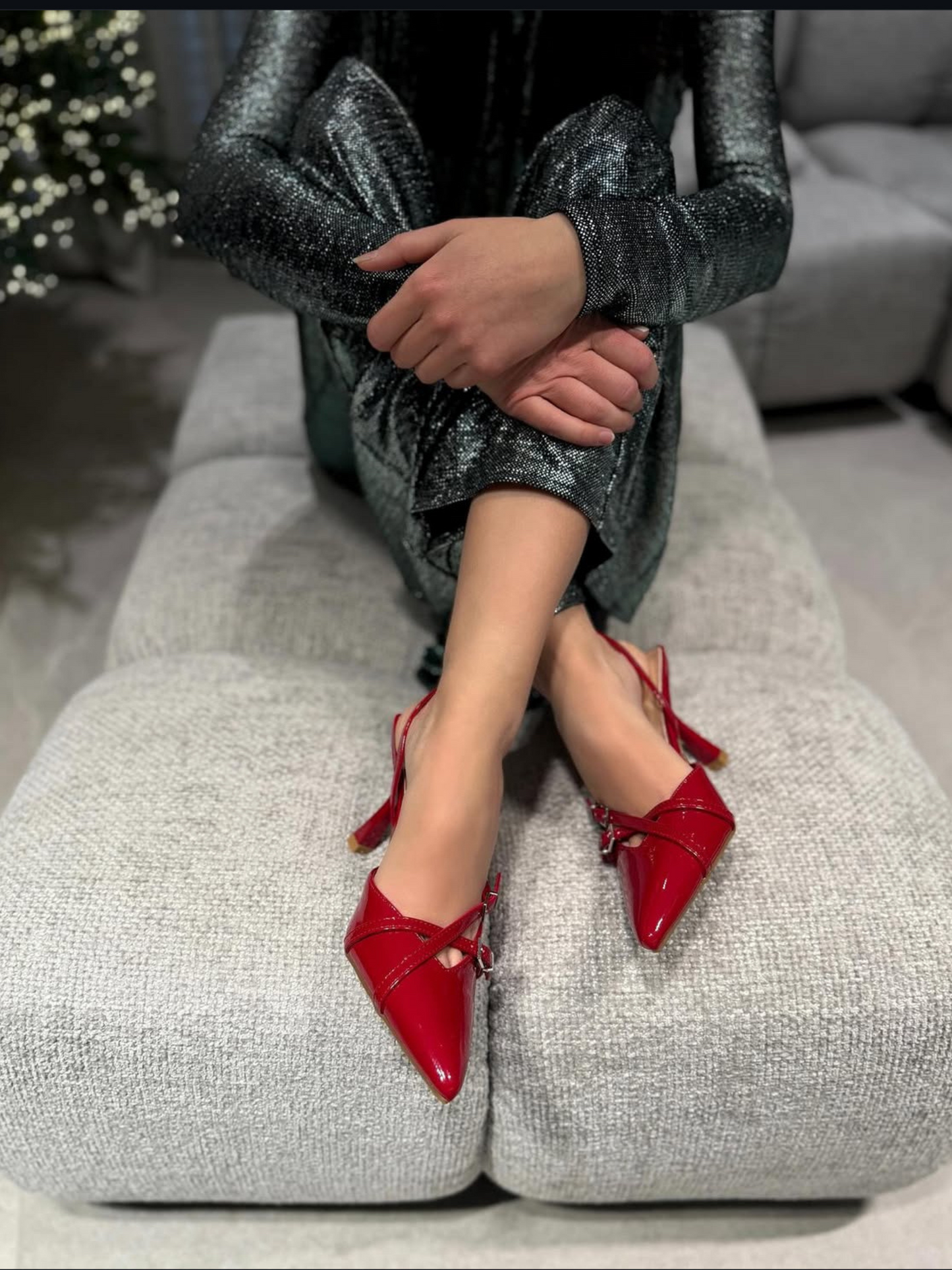 Slingback Sabrina Bordeaux