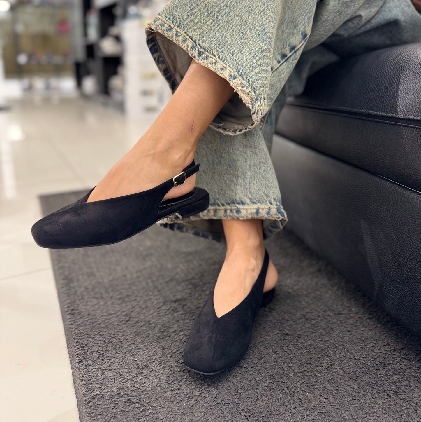 Slingback Amina Black