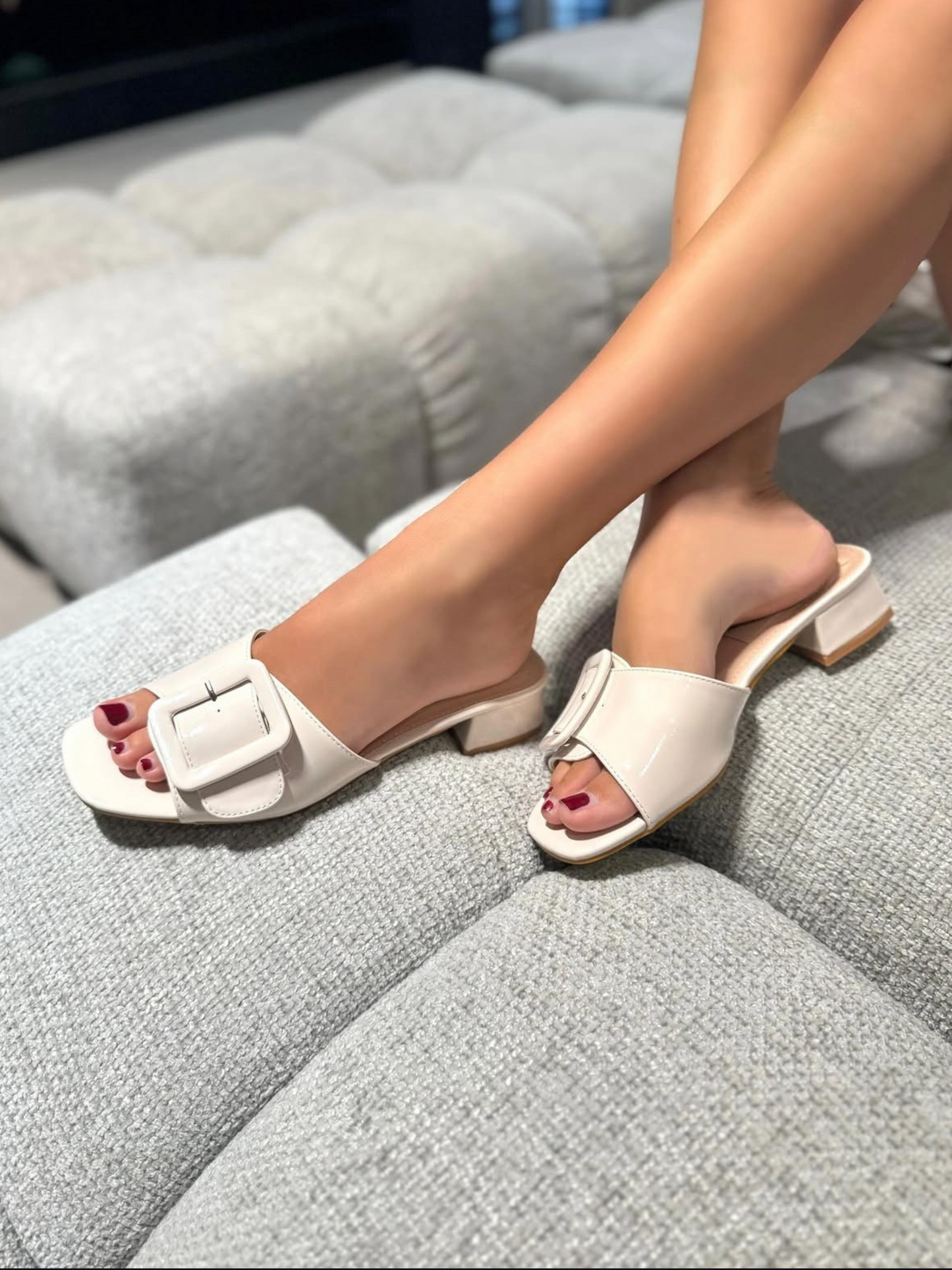 Sandali Bassi Mariella White