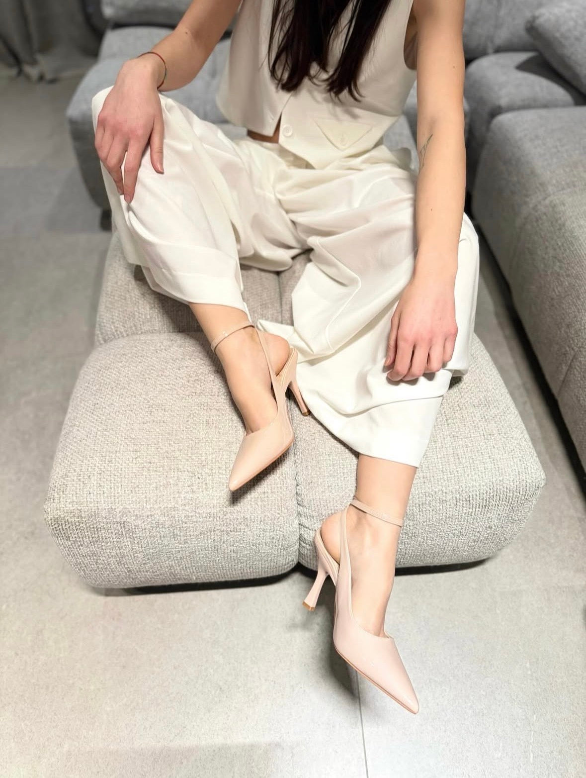 Slingback Benin Nude