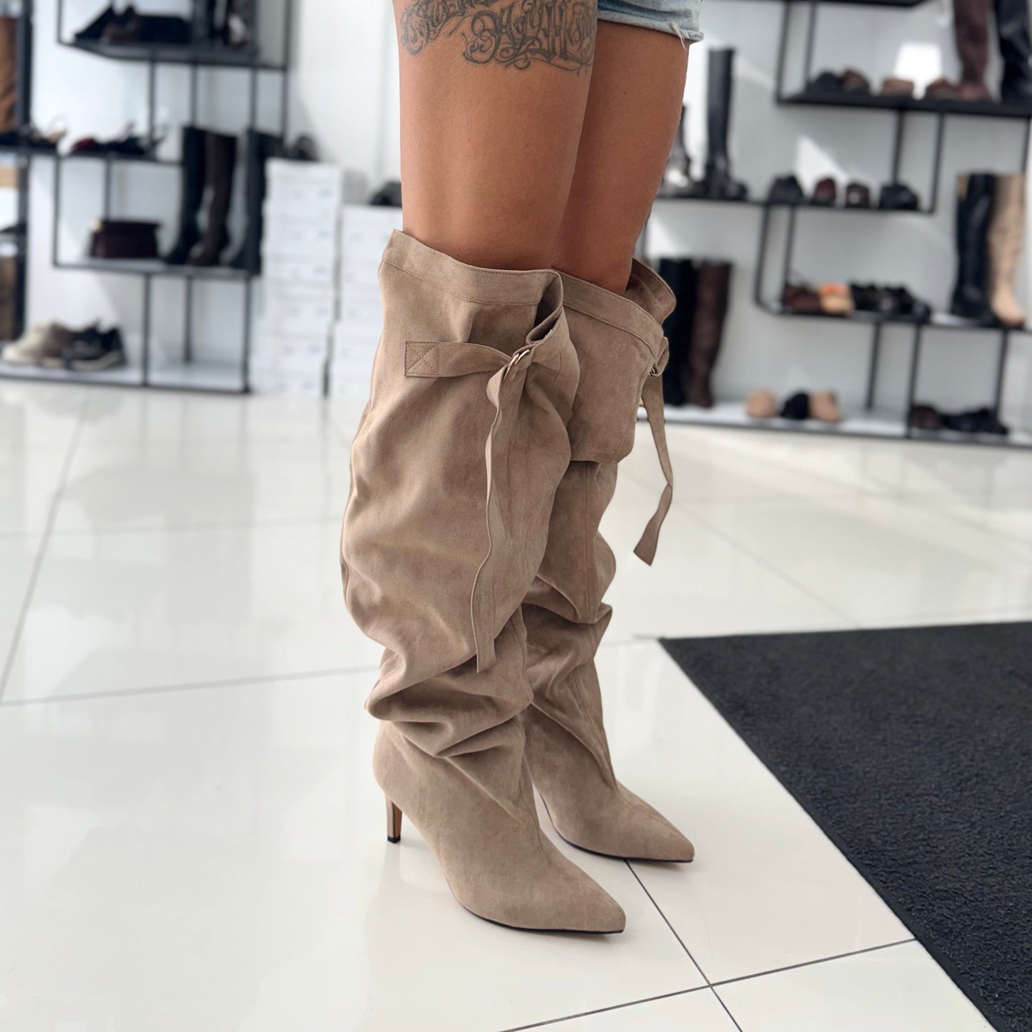 Stivale Paola Khaki