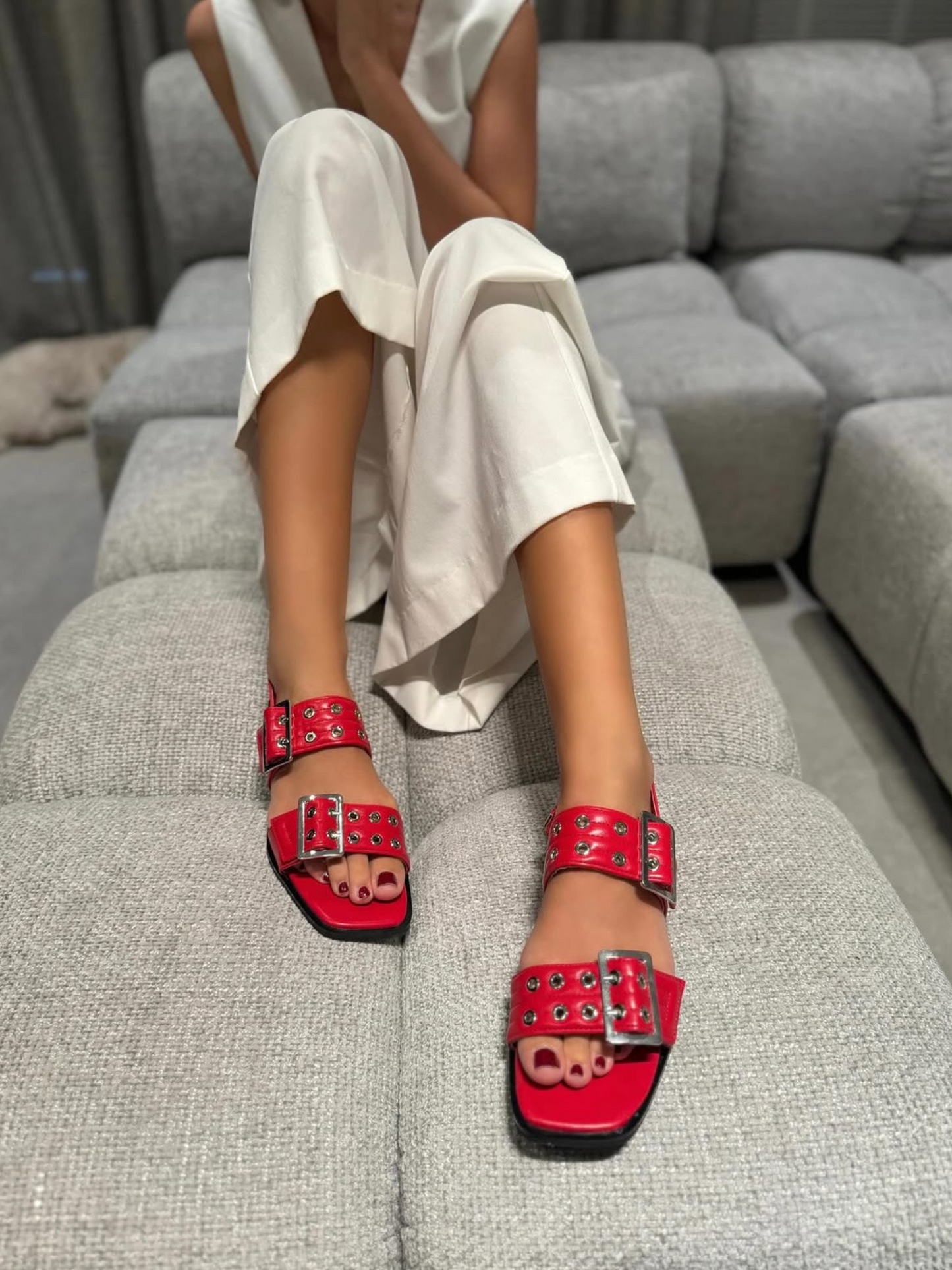 Sandali Bassi Rachele Red