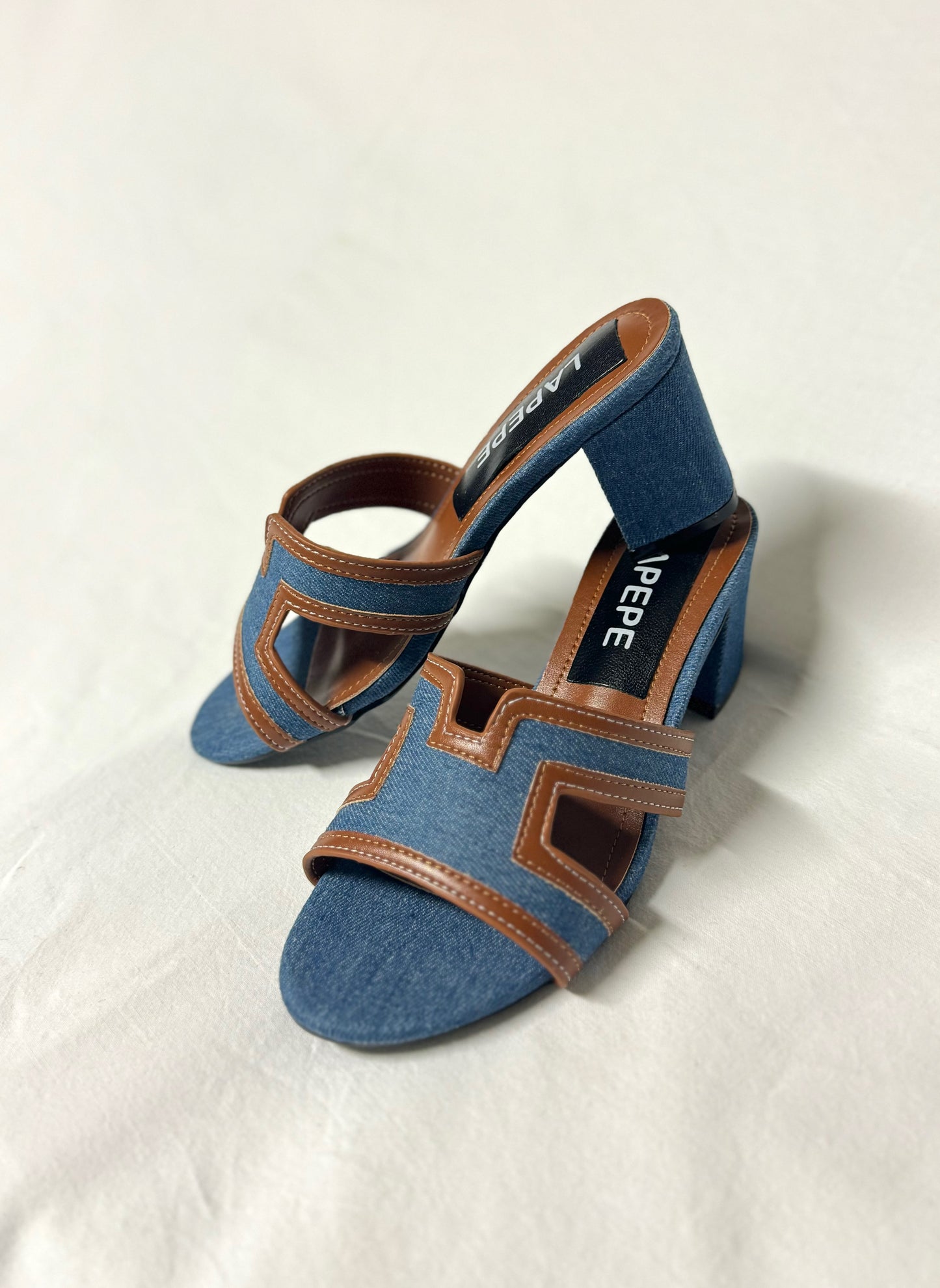 Sandalo Herm Jeans tacco 8cm
