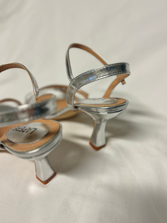 Sandalo Argento con Fibbie