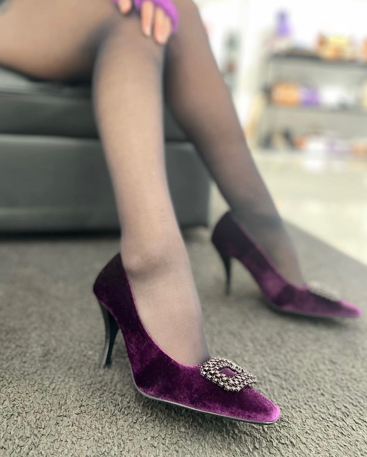 Décolleté Ovyè Prugna