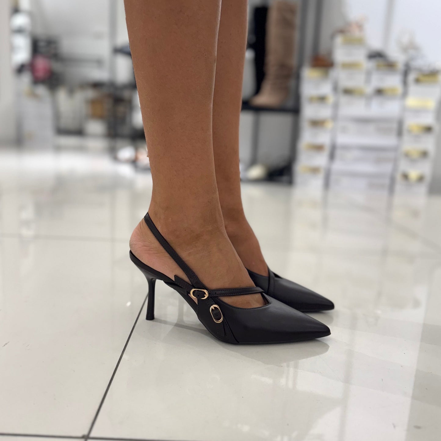 Slingback Renè Testa di Moro