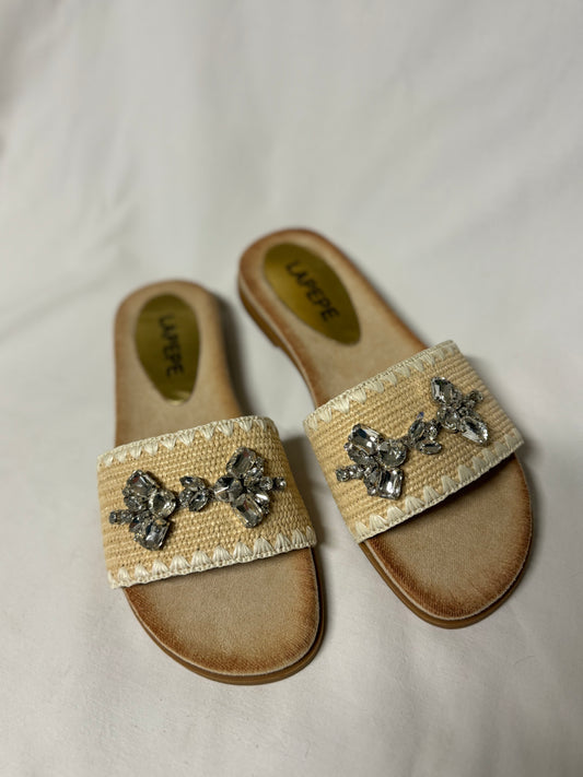 Ciabatta Beige con Fibbia