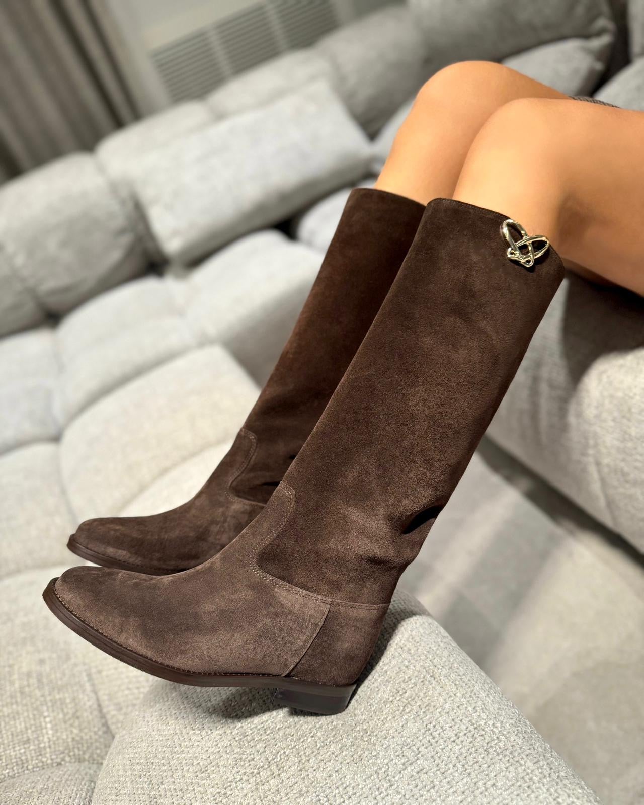 Stivale in Camoscio con Zeppa Interna Ovyè TDM