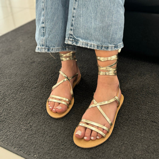 Sandali Milena Gold