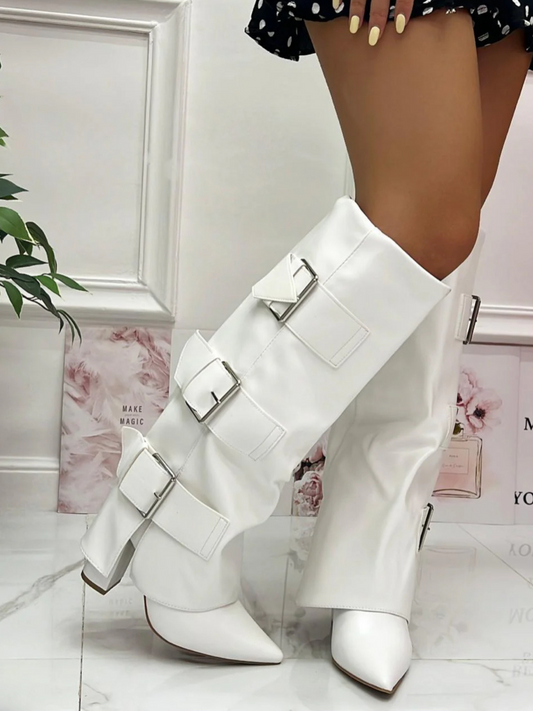 Stivale Elodie White