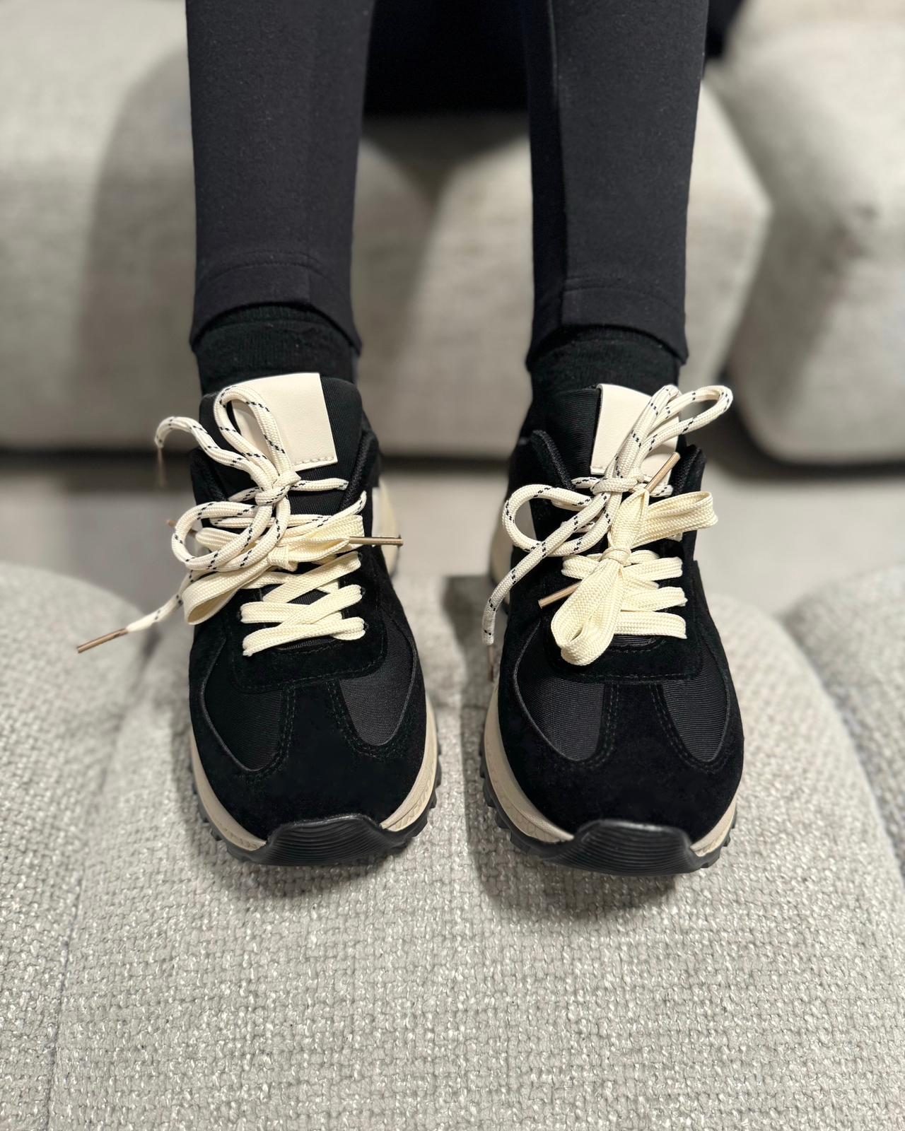 Sneakers Lara Black-Panna