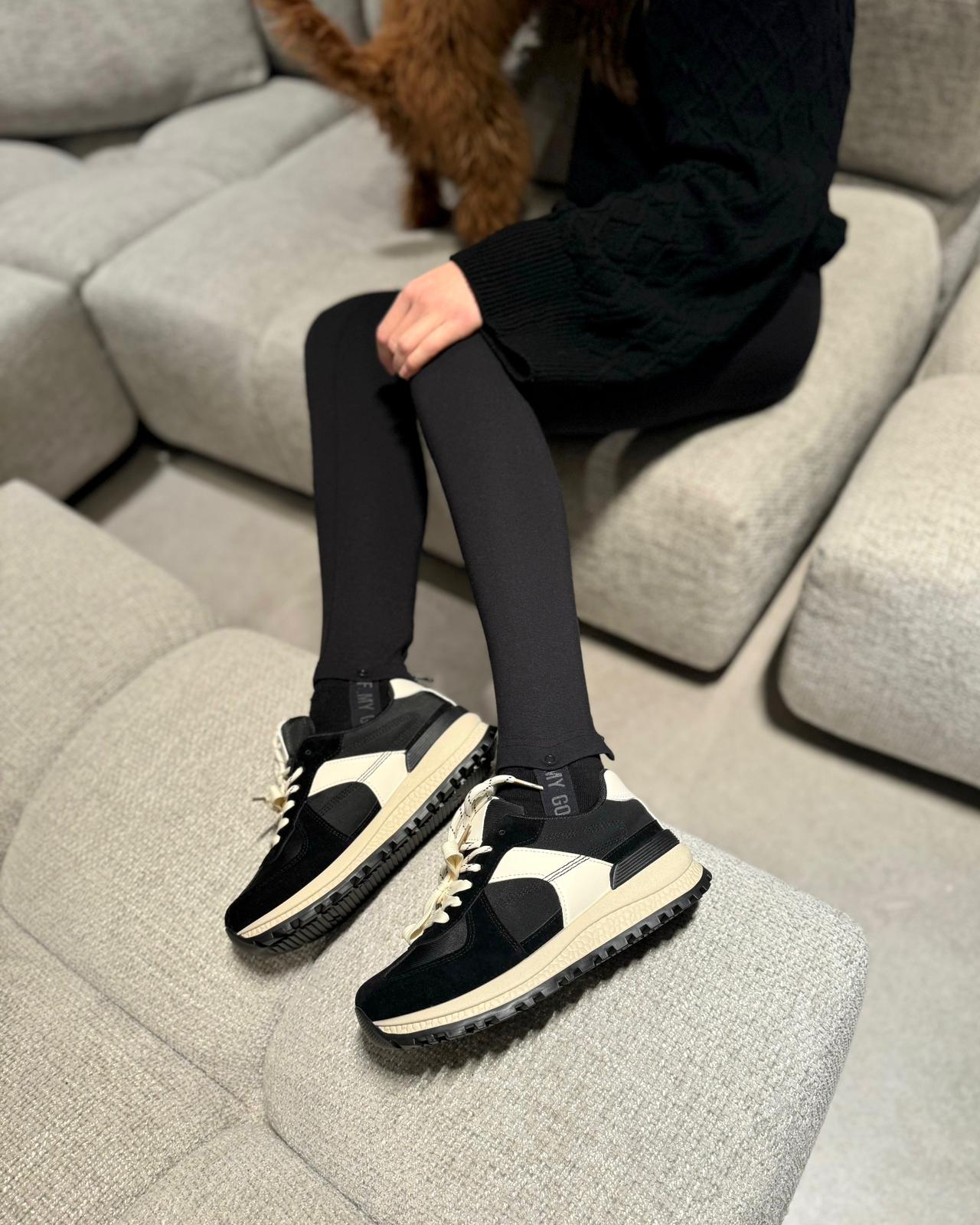 Sneakers Lara Black-Panna