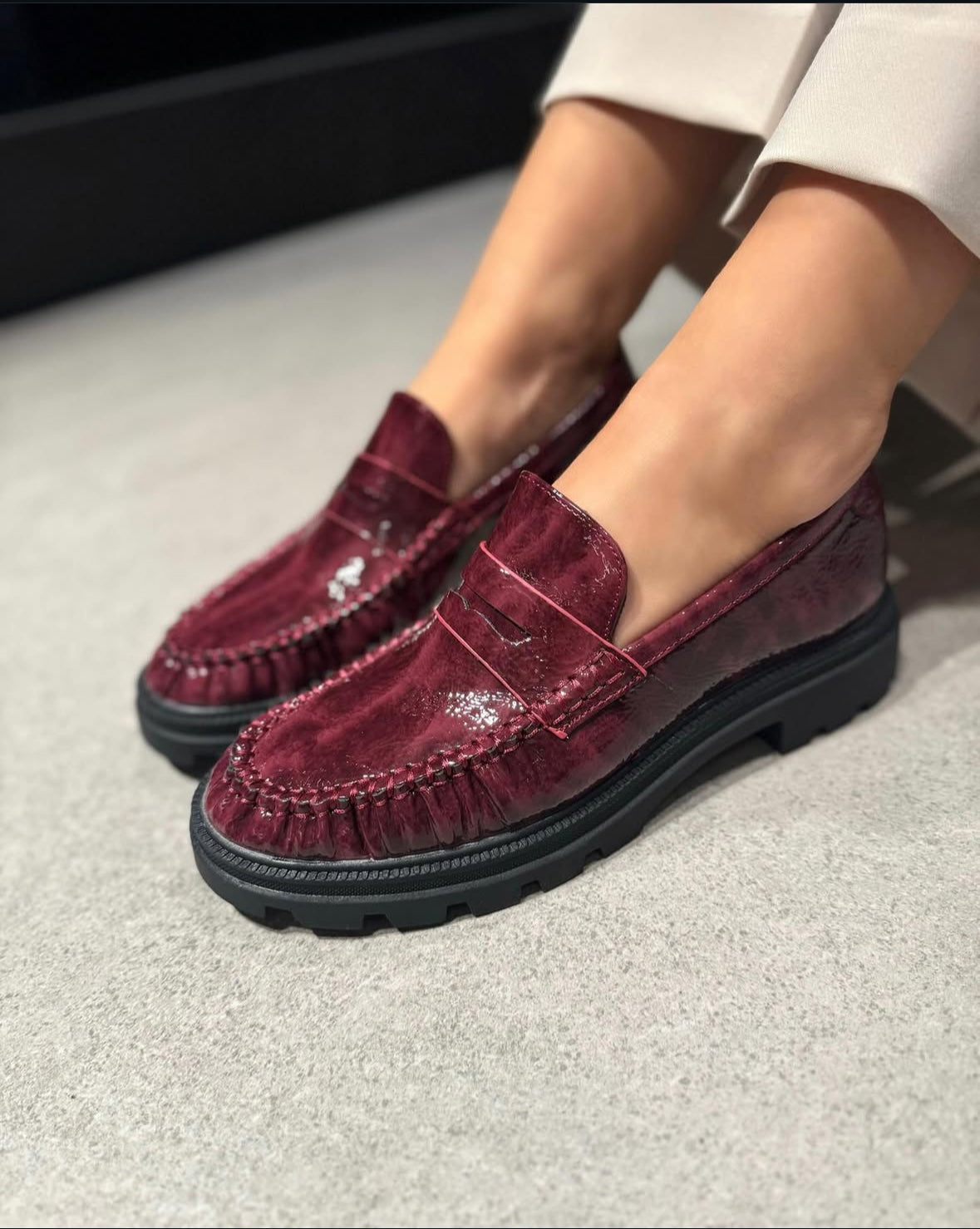 Mocassino Rama Bordeaux