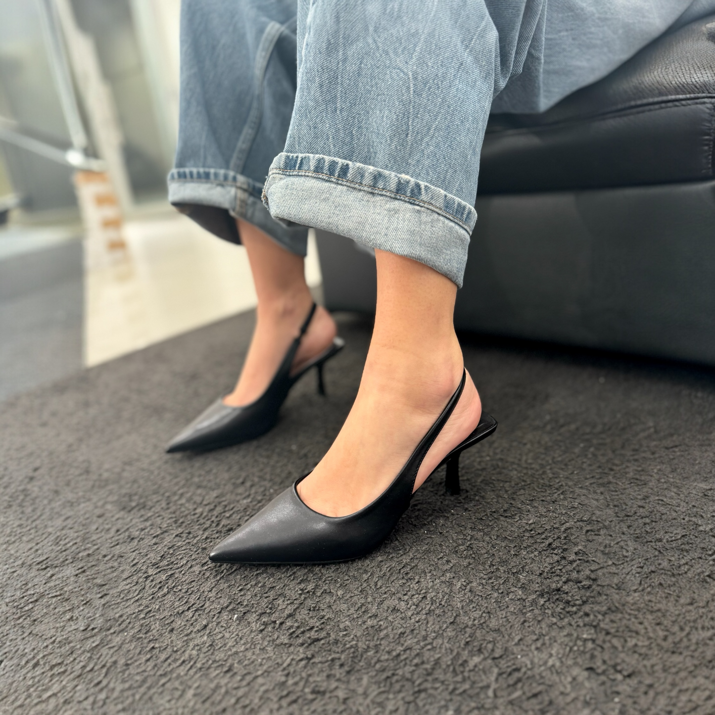 Slingback Moana Black