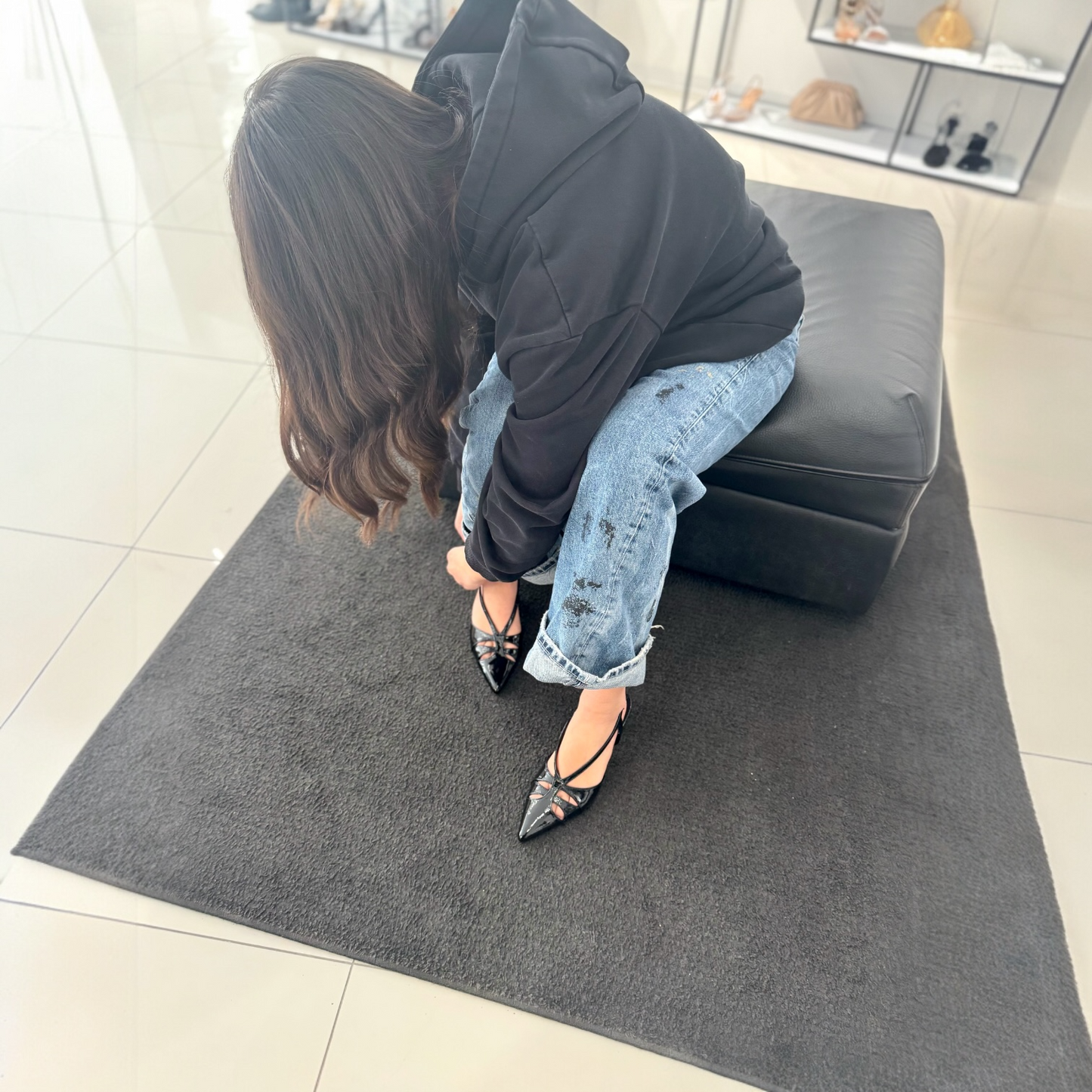 Slingback Nora NewYork Naplak Black