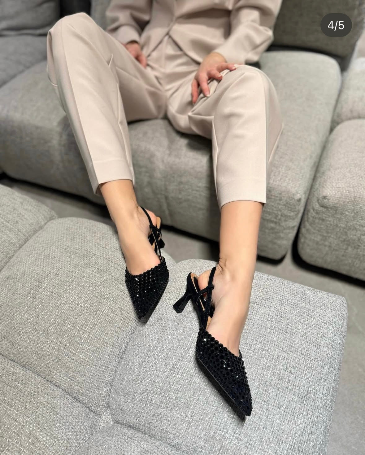 Slingback Vera Black