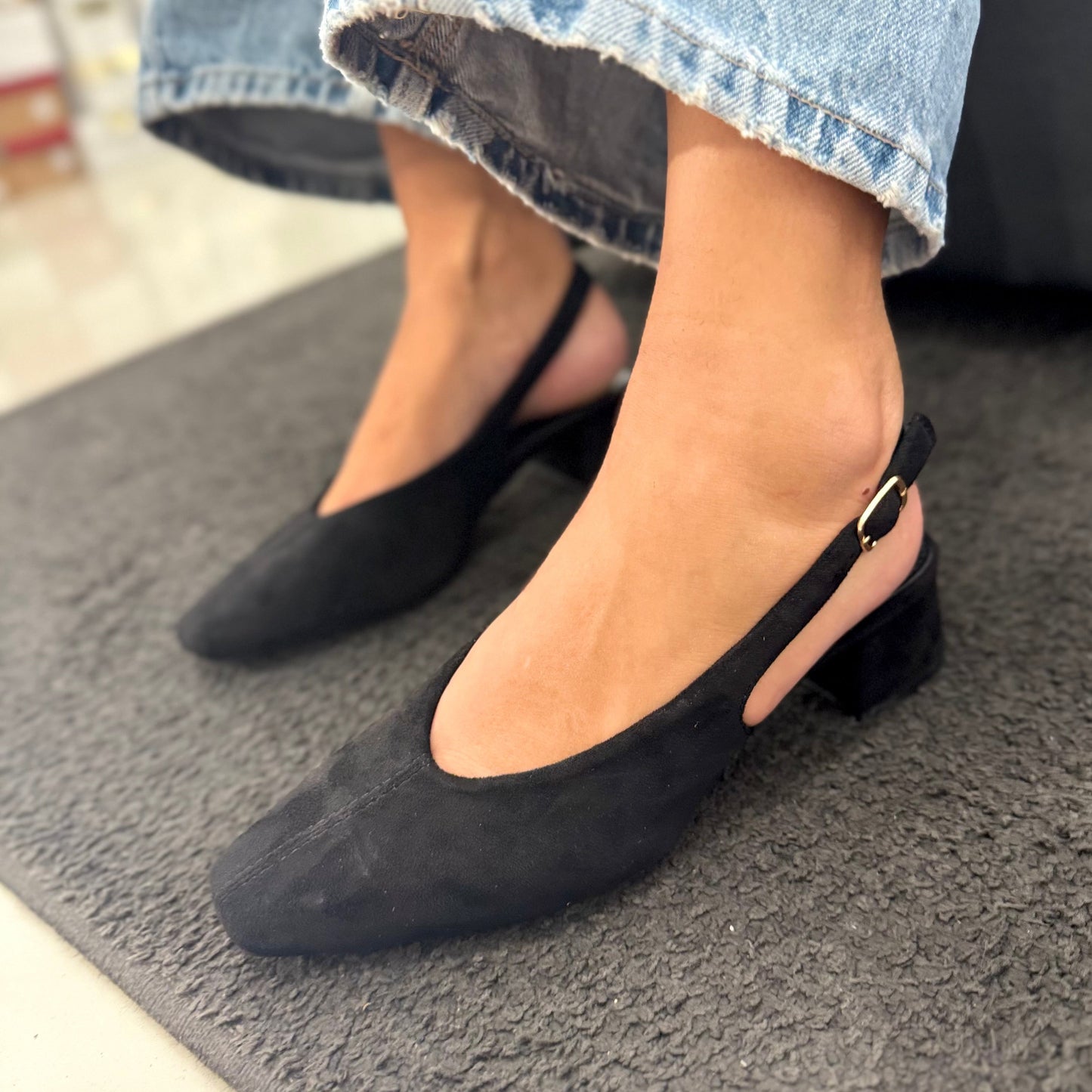 Slingback Sofia Black