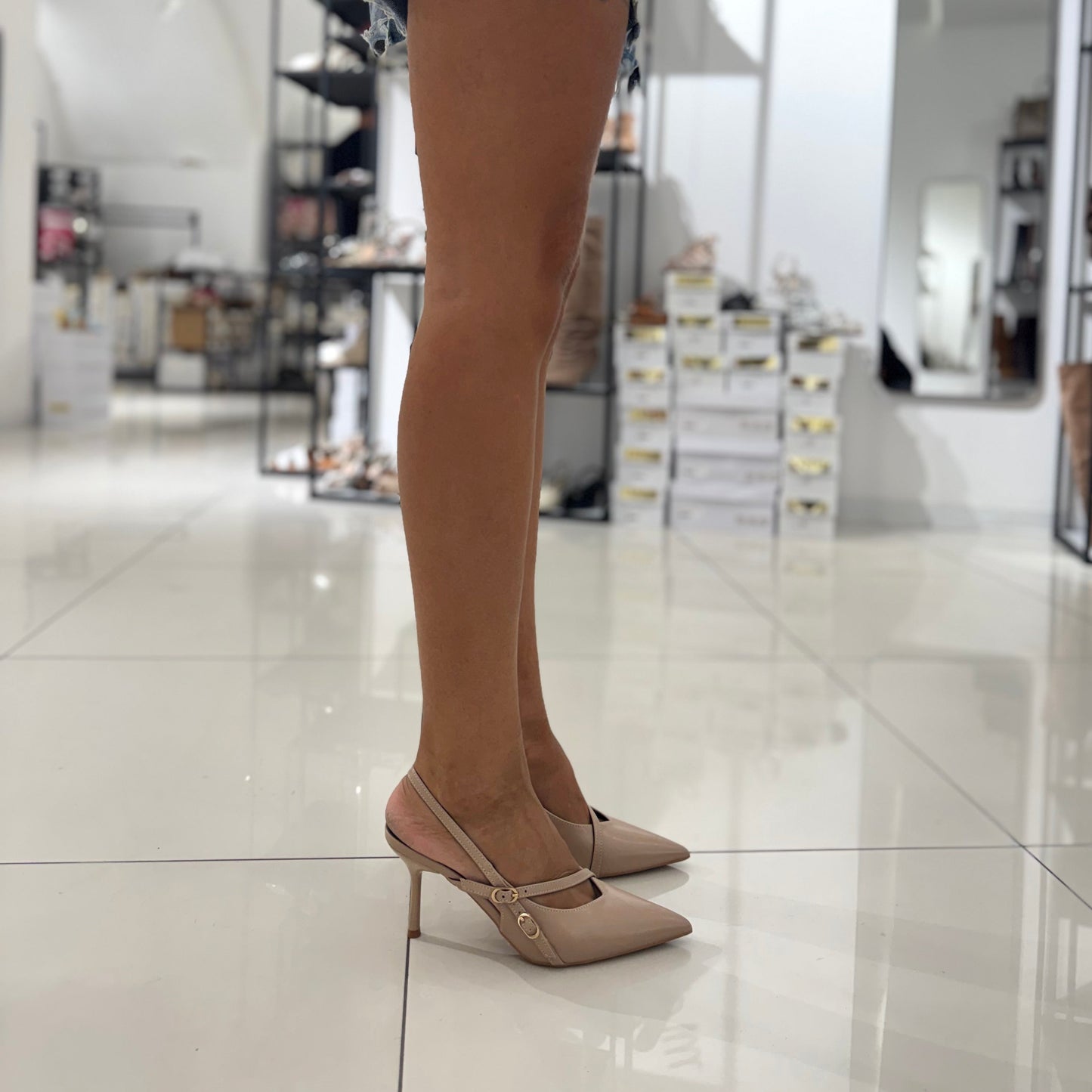 Slingback Renè Beige