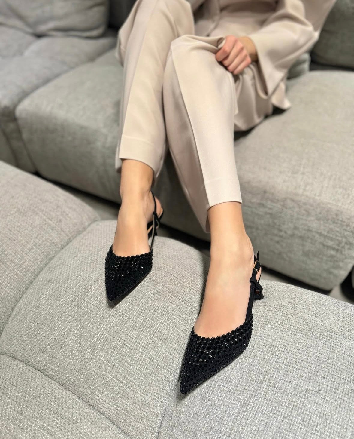 Slingback Vera Black