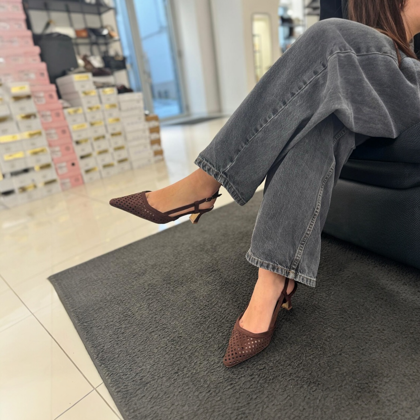 Slingback Susy Brown