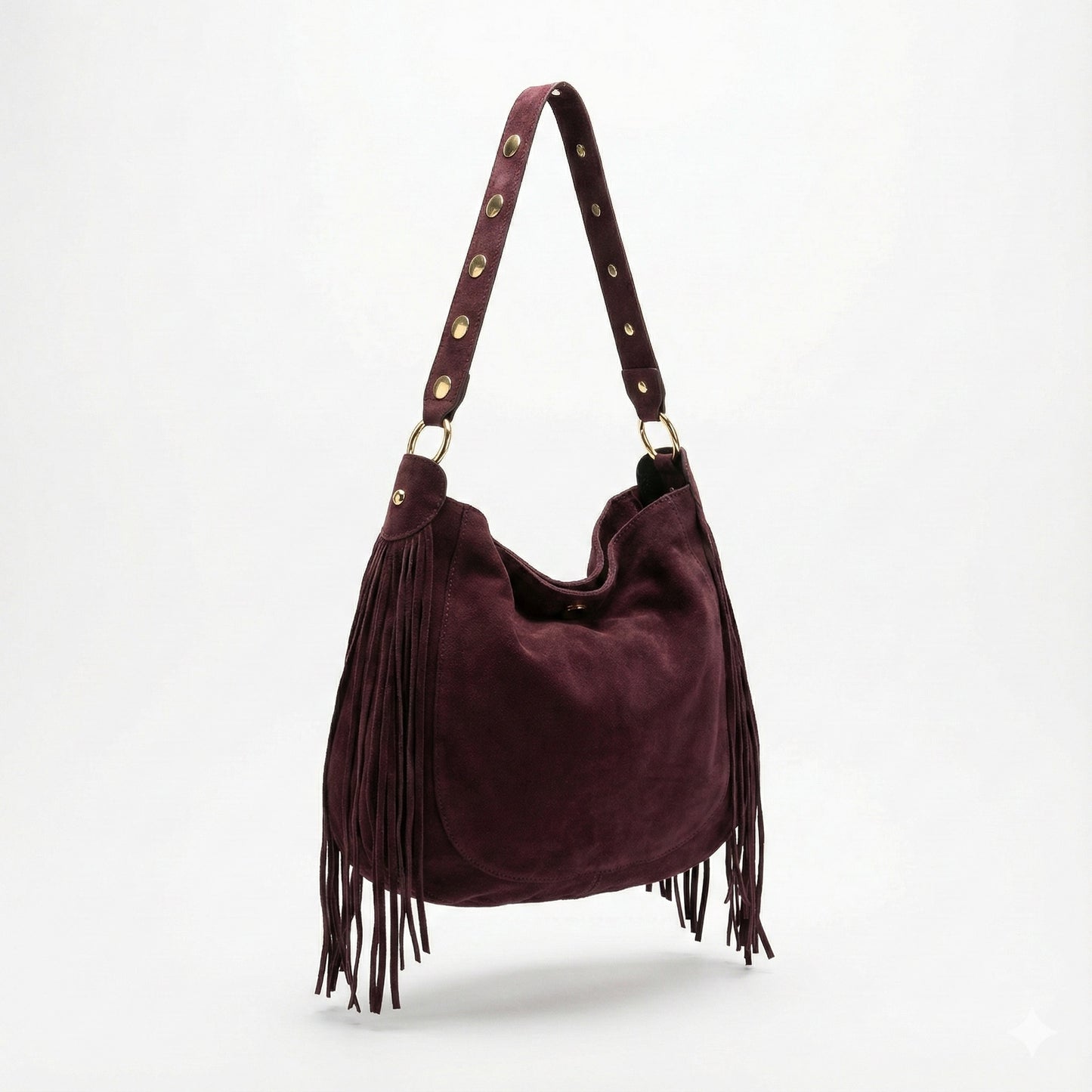 Borsa Sara Bordeaux Vero Camoscio