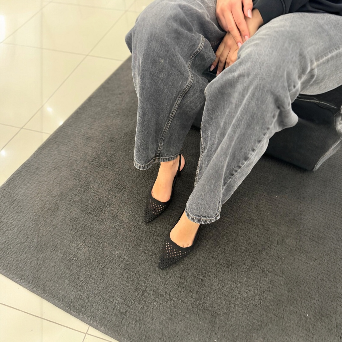 Slingback Susy Black