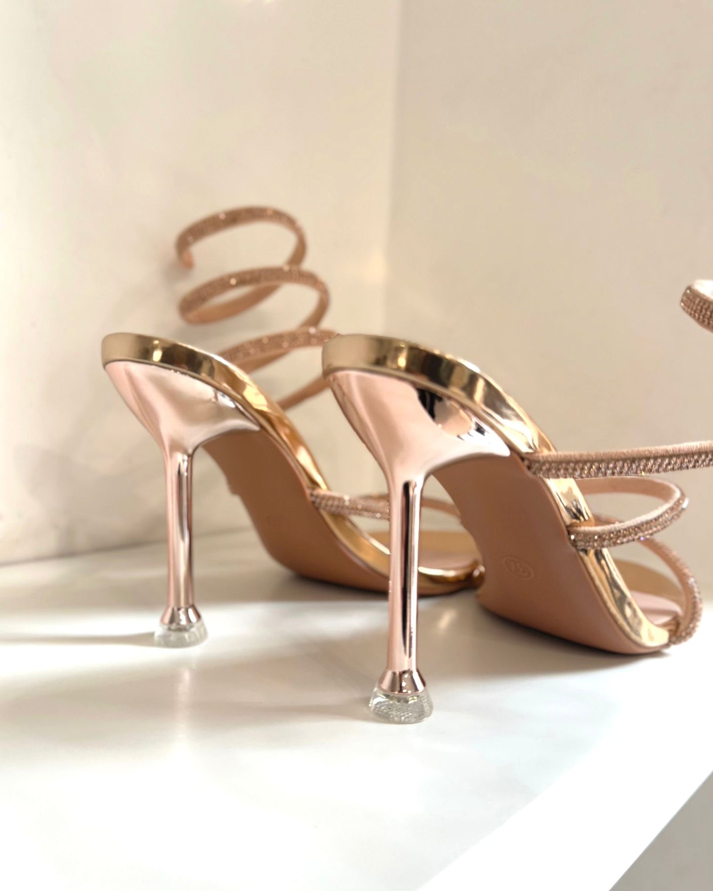 Sandali Giovanna Champagne