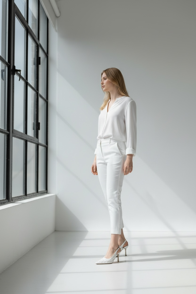 Slingback Vivian White