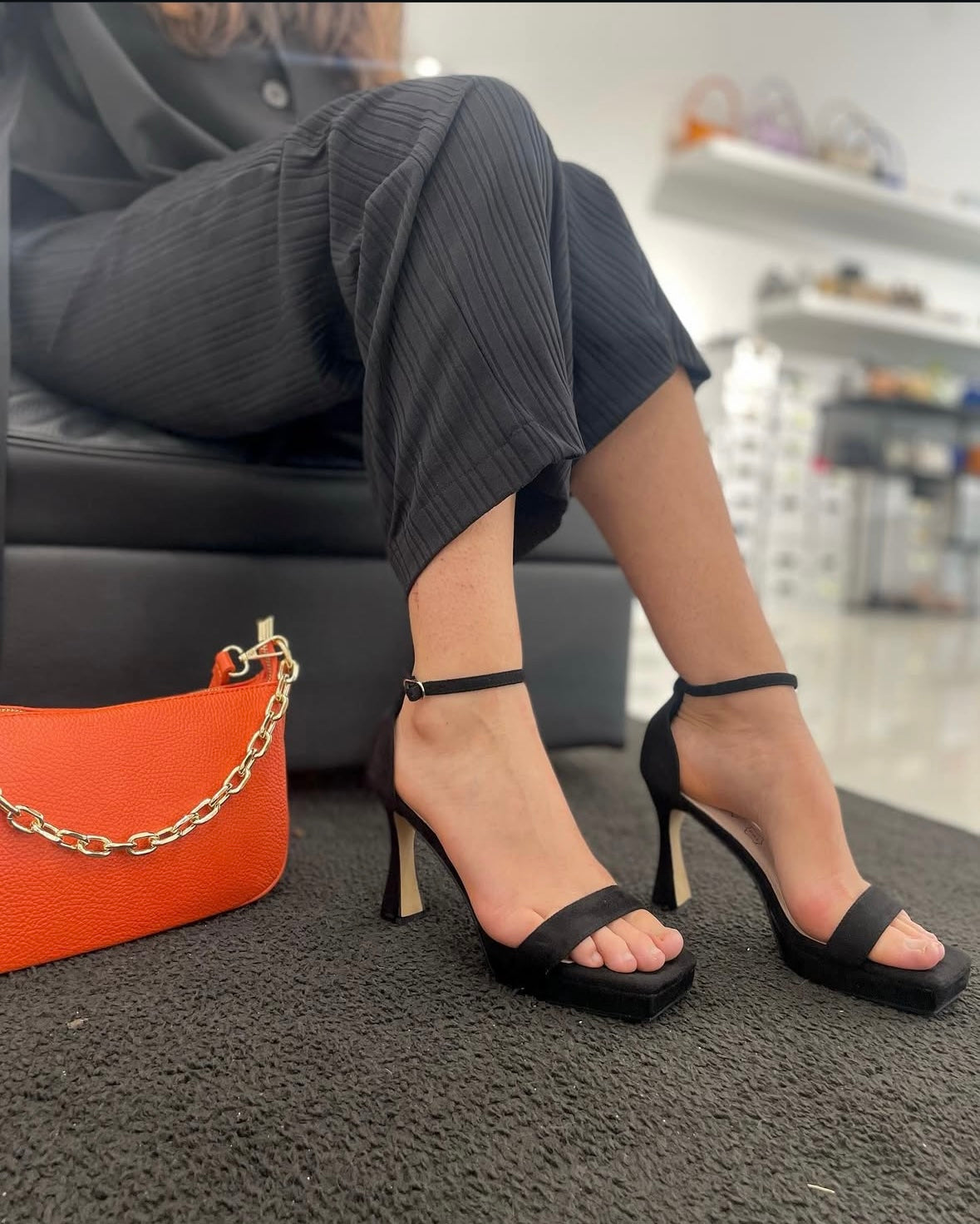 Sandali Azarey Nero con Plateau