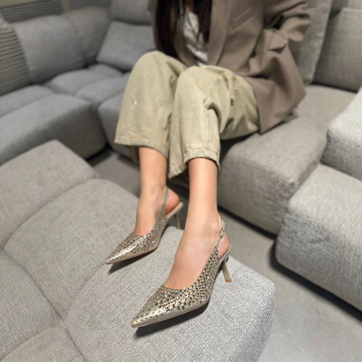 Slingback Gemma Gold