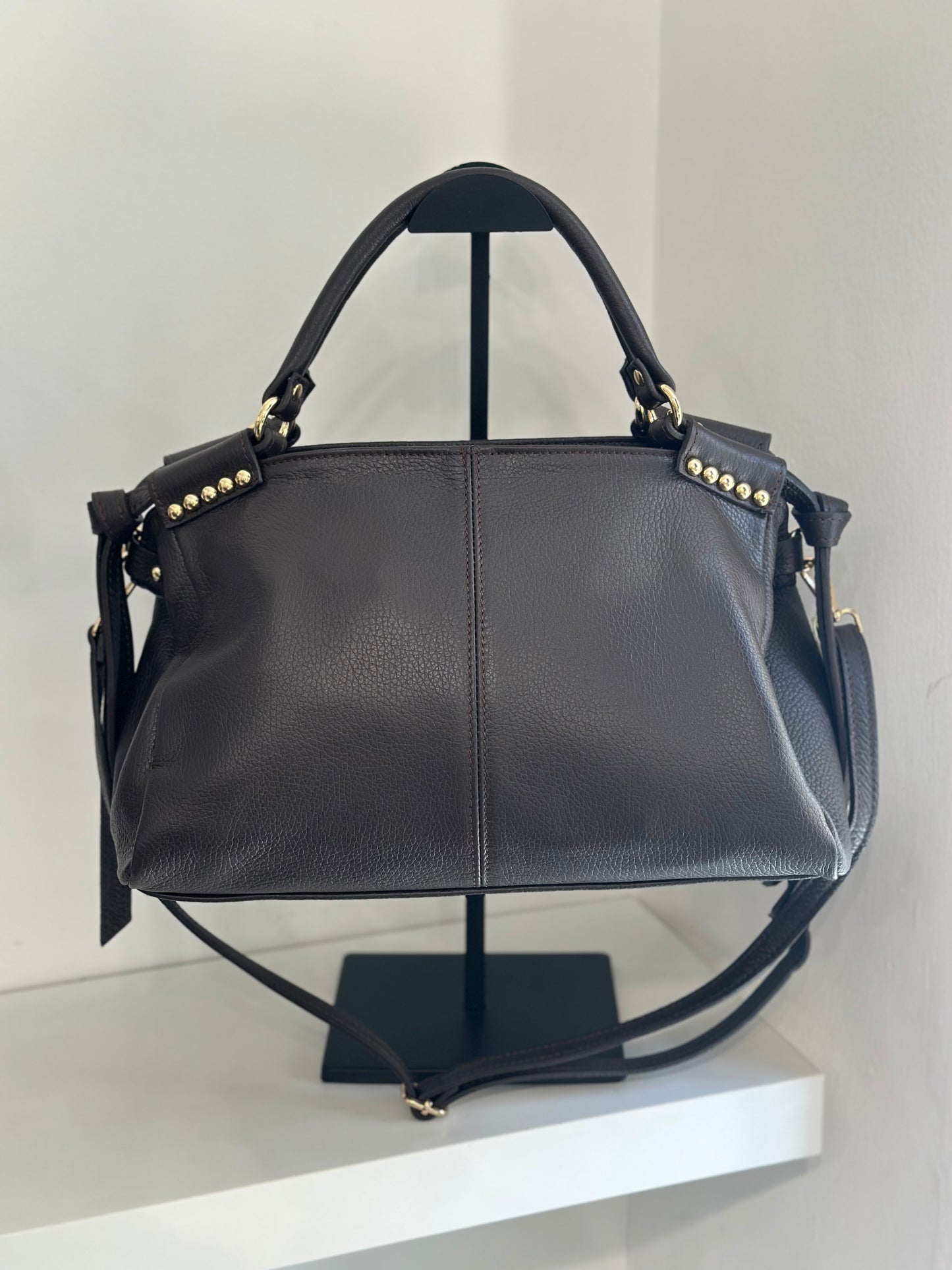 Borsa Gemma Pelle Testa di Moro