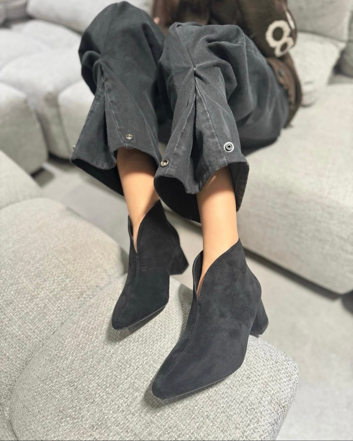 Stivaletto Sandra Camoscio Black