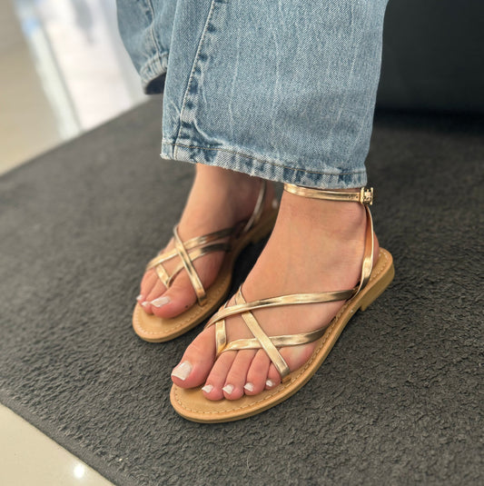 Sandali Vittoria Champagne