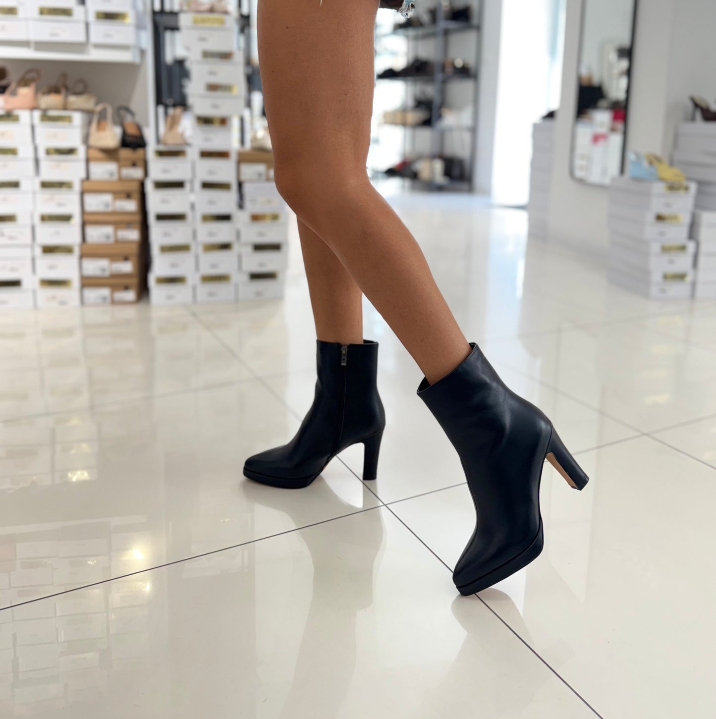 Stivaletto Nora NewYork Vitello Nero