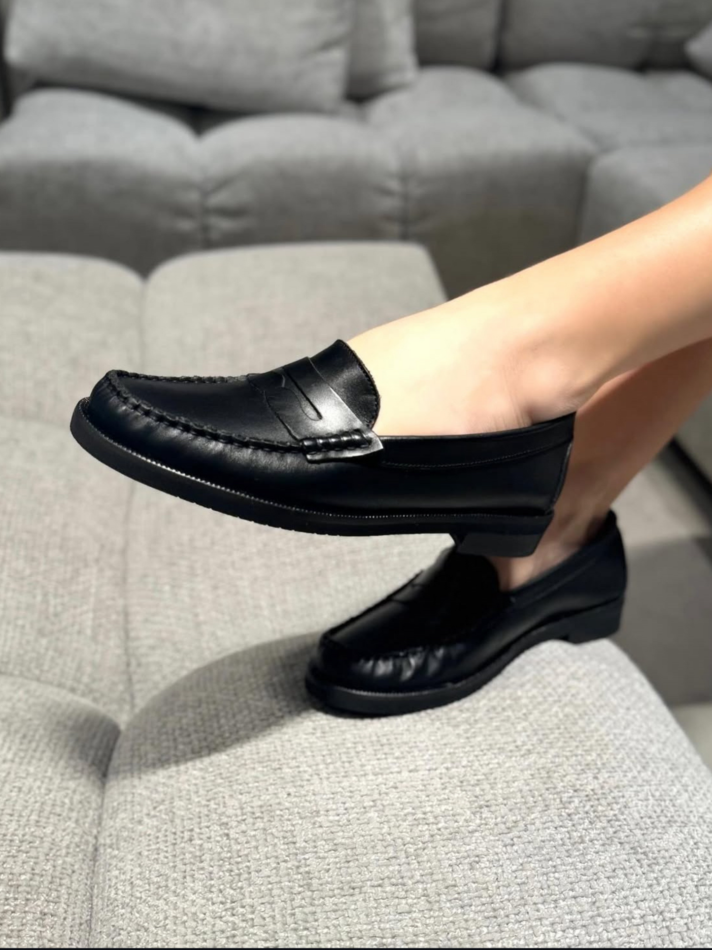 Mocassino Anami Vera Pelle Black